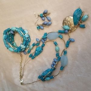 Chico's Necklace, Bracelet & Earrings